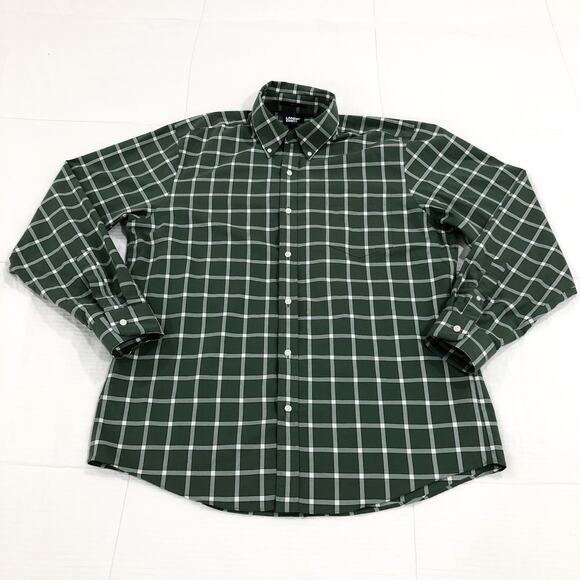 Land's End Mens Tailored Fit No Iron Twill Long Sleeve Shirt - Picture 5 of 5